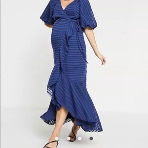 ASOS Maternity Blue Maxi Dress